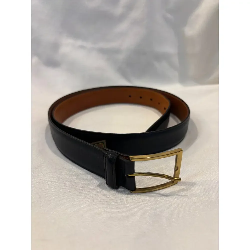 Vintage Trafalgar Belt Glove Leather Mens Size 34 Black